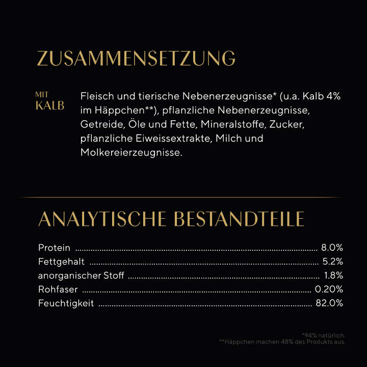 Sheba Katzen-Nassfutter Sauce Collection Kalbsfleisch in heller Sauce